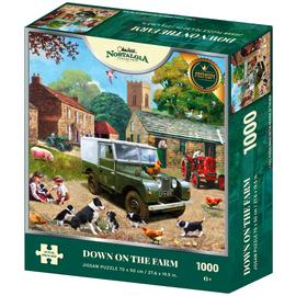 Kidicraft Nostalgia Down On The Farm 1000 Pieces Puzzle