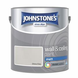 Johnstone's Wall & Ceiling China Clay Matt Paint 2.5L