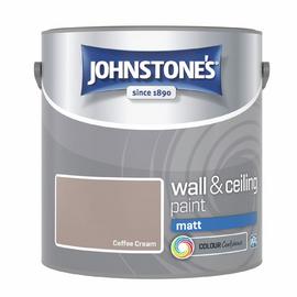 Johnstone's Wall & Ceiling Matt Paint 2.5L - Coffee Cream
