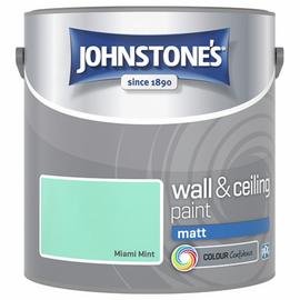 Johnstone's Wall & Ceiling Miami Mint Matt Paint 2.5L