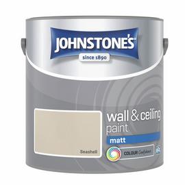 Johnstone's Wall & Ceiling Matt Paint - Seashell - 2.5L