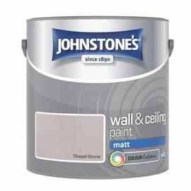 Johnstone's Wall & Ceiling Matt Paint - Chapel Stone - 2.5L