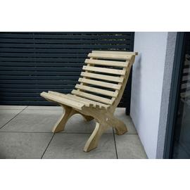 Forest Garden Kuba Wooden Garden Chair - Natural