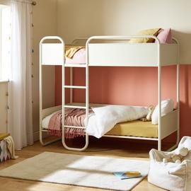 Habitat Kids Rory Single Metal Bunk Bed - Light Grey