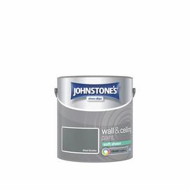Johnstone's Soft Sheen Paint - Steel Smoke - 2.5L