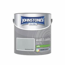 Johnstone's Wall & Ceiling Silk Paint - Manhattan Grey 2.5L
