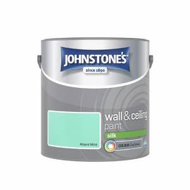 Johnstone's Wall & Ceiling Silk Paint - Miami Mint - 2.5L