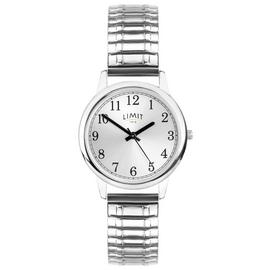 Limit Men's Silver Stainless Steel Bracelet Watch