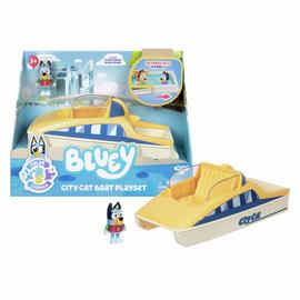 Bluey City Cat Boat Playset