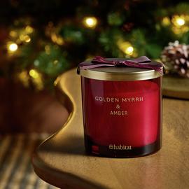 Habitat Medium Candle with Lid - Golden Myrrh & Amber