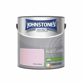 Johnstone's Wall & Ceiling Silk Pink Cadillac Paint 2.5L