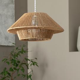 Habitat Paper Rope 2 Tier Easy Fit Lampshade - 35cm