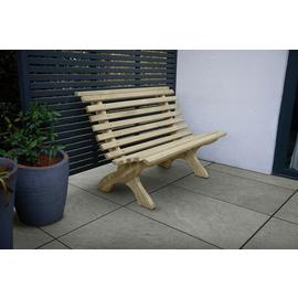 Forest Garden Kuba 2 Seater Wooden Garden Bench - Natural