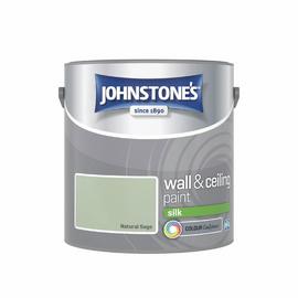 Johnstone's Silk Paint Natural Sage 2.5L - Green