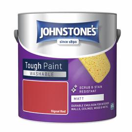 Johnstone's Washable Matt Paint 2.5L - Signal Red