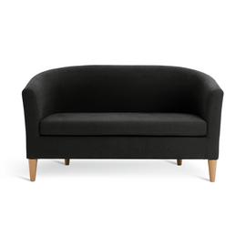 Argos Home Tub Faux Leather 2 Seater Sofa