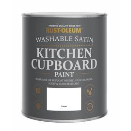 Rust-Oleum Kitchen Satin Cupboard Paint 750ml - Cotton