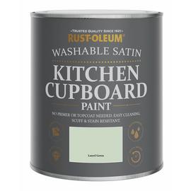 Rust-Oleum Kitchen Satin Cupboard Paint 750ml - Laurel Green