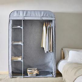 Argos Home Arch Metal Frame Fabric Wardrobe