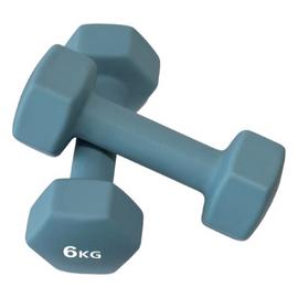 Pro Fitness Neoprene Dumbbells - 2 x 6kg