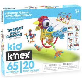 Kid K'nex Farmin' Friends 20 Model Building Set