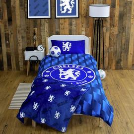 Chelsea FC Football Blue Kids Bedding Set - Single