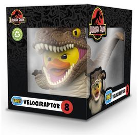 Tubbz Jurassic Park Velociraptor Rubber Duck Boxed Edition