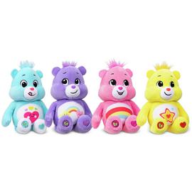 Basic Fun Care Bears 20cm Treasure Box Plush Toy - Pack of 4