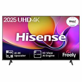 Hisense 55 Inch 55E6QTUK Smart 4K UHD HDR LED Freely TV