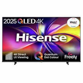 Hisense 43 Inch 43E78QTUK Smart 4K UHD HDR QLED Freely TV