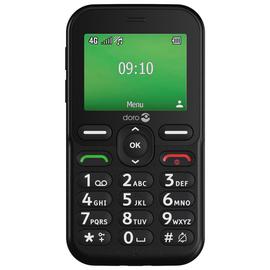 SIM Free Doro Leva E10 Mobile Phone - Black