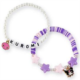 Hello Kitty Kuromi Pastel Charm Bracelet - Pack of 2