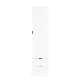 Habitat Zeke 1 Door 2 Drawer Wardrobe - White