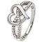 Revere Sterling Silver Cubic Zirconia Heart Ring - P