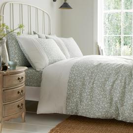 Dreams & Drapes Decorative Tess Green Bedding Set
