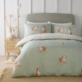 Fusion Hattie Cockerpoo Green Bedding Set