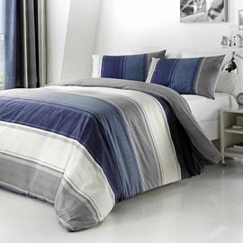 Fusion Betley Stripe Blue Bedding Set