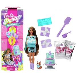 Barbie Party Unboxed Pet Birthday Series Doll & Accessories