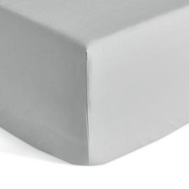 Habitat Cotton Rich 180 TC Grey Fitted Sheet - Small Double