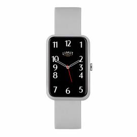 Limit Mens Grey Silicone Strap Calling Smart Watch