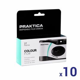 Praktica Single Use 27 Shots Green Camera - 10 Pack