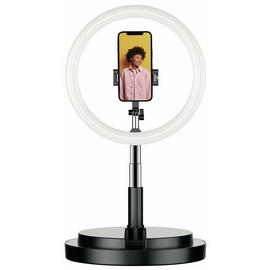 Juice Folding Selfie Ring Light Stand - Black