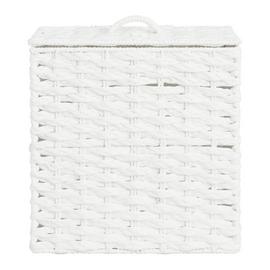 Argos Home Woven Toilet Roll Store - White