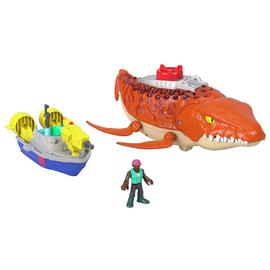 Imaginext Jurassic World Rebirth Mosasaurus Dinosaur Toy