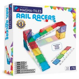 MAGNA-TILES Rail Racers – 33 Piece Set