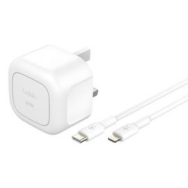 Belkin 30W USB-C Folding Wall Charger + Lightning Cable