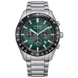 Citizen Men's Green Dial Stainless Steel Bracelet Watch