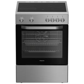 Hotpoint H6V5KMXUK 60cm Single Electric Cooker - S/Stee