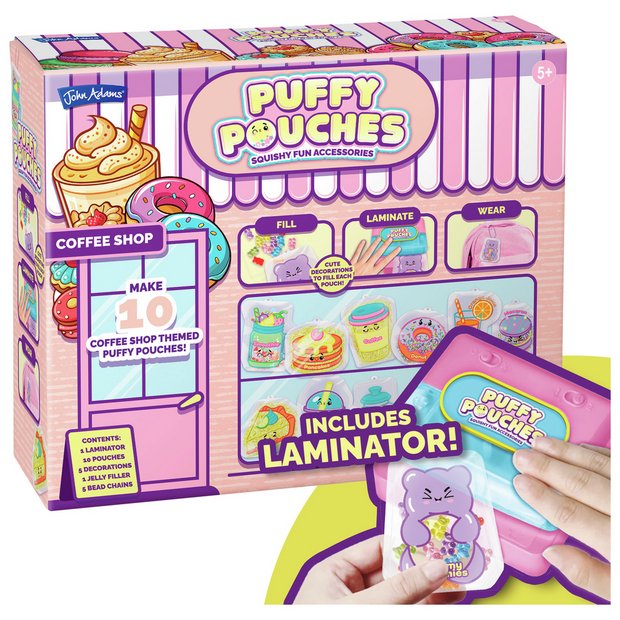 Buy Puffy Pouches Coffee Shop Theme Set | Kids arts and crafts