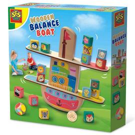 SES Creative Wooden Balance Boat